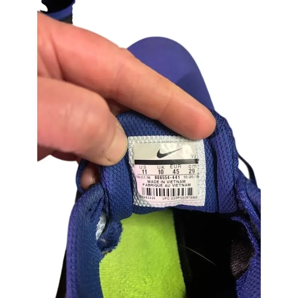 Nike Zoom Rival S 8 Track Spikes Mens 11 Blue White 806554-441 Bag Key Extras